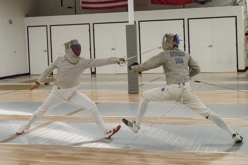 Private fencing lesson at LJFA in San Diego