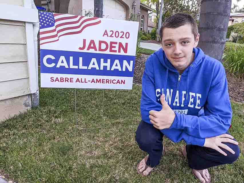 Jaden Callahan: Sabre All-American 2020