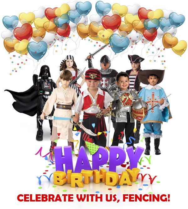 Have the Best Birthday Party at our fencing center in San Diego!
