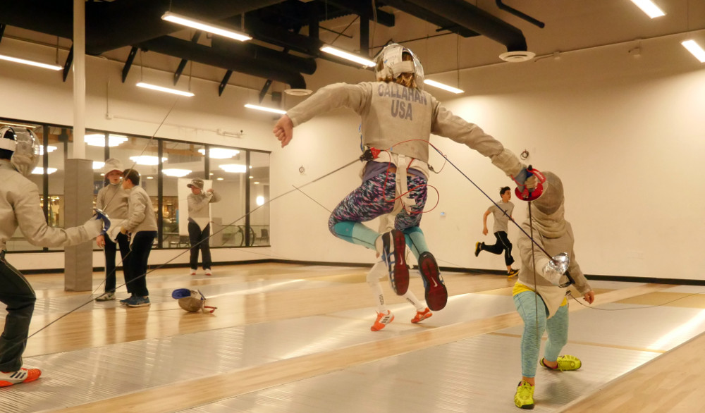 The sport of fencing also known as a “physical game of chess”