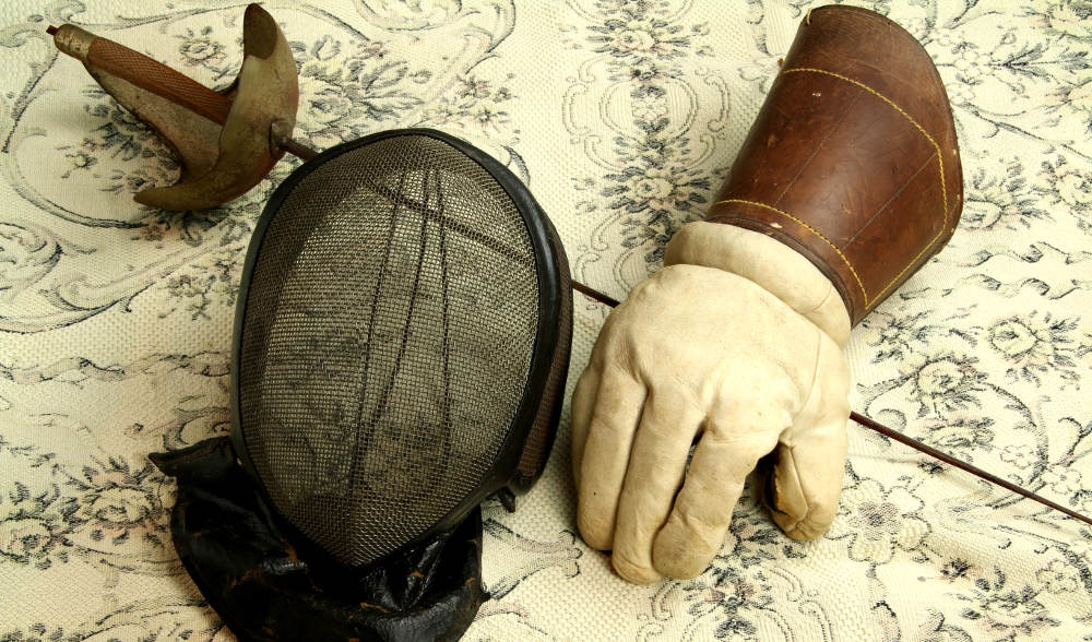 Equipment of an old fencer