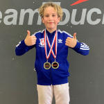 Ilya Gold Y10, Y12. San Diego Youth Saber Cup, February 2022