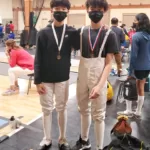 Julian Top 8, Adrian Bronze. Y14 Men's Saber. Silicon Valley RYC, Fremont, April 2022