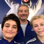 Coach Dmitriy with Gabriel and Asher