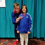Diana with Coach Roman at SYC Denver, CO