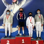 Ilya Two Golds Y10 and Y12. San Diego Youth Saber Cup #4, December 2021