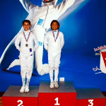 Kathie and Michelle: San Diego Epee Cup, April 29, 2018