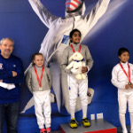 Sreya 1st, VIdana 2nd. San Diego Cup, January 2020