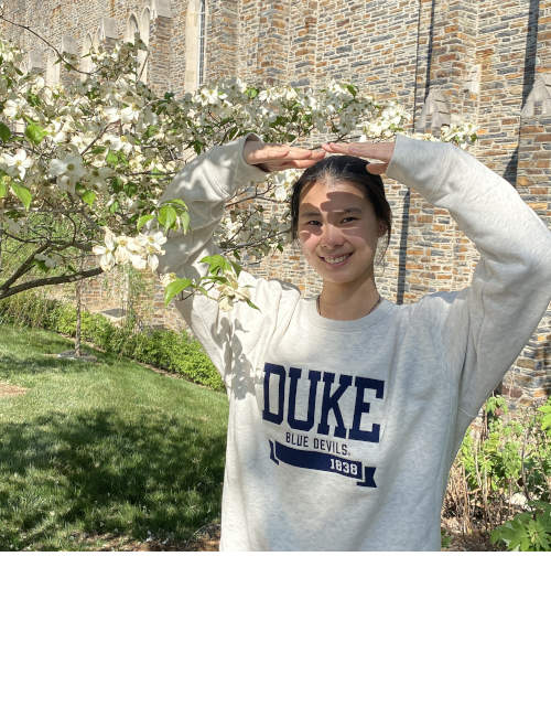 April Zuo accepted into Duke University, Class of 2026