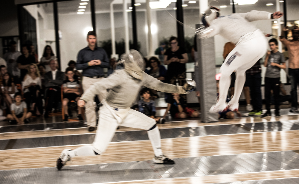 at La Jolla Fencing Academy Grand Opening Party